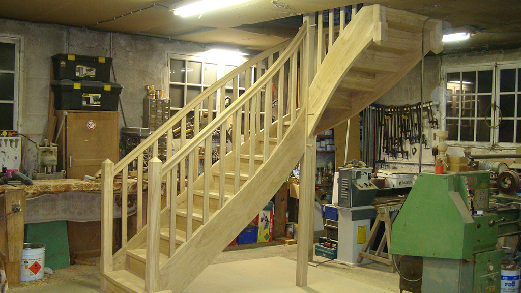 Fabrication sur mesure d un escalier  en normandie